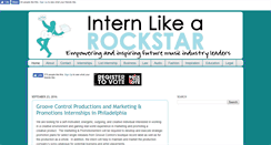 Desktop Screenshot of internlikearockstar.com