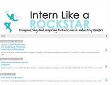 Tablet Screenshot of internlikearockstar.com